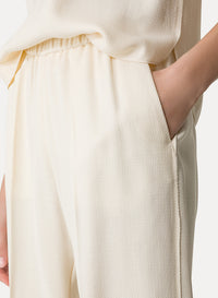 Silk flared trousers - Orchidea
