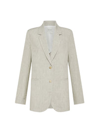 Veste oversize fil à fil en soie - Madreperla