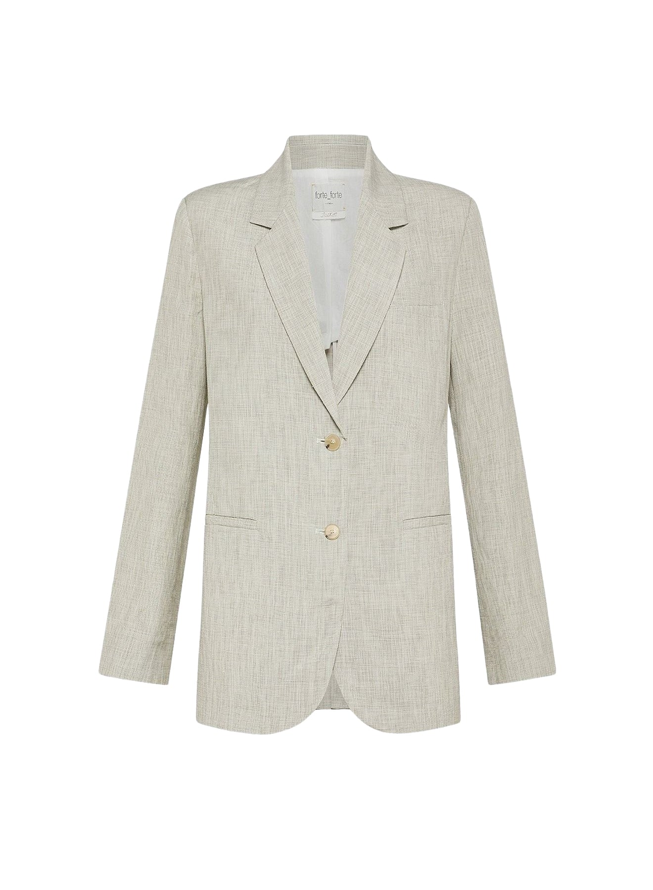 Veste oversize fil à fil en soie - Madreperla