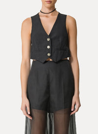 Linen cardigan - Pesco