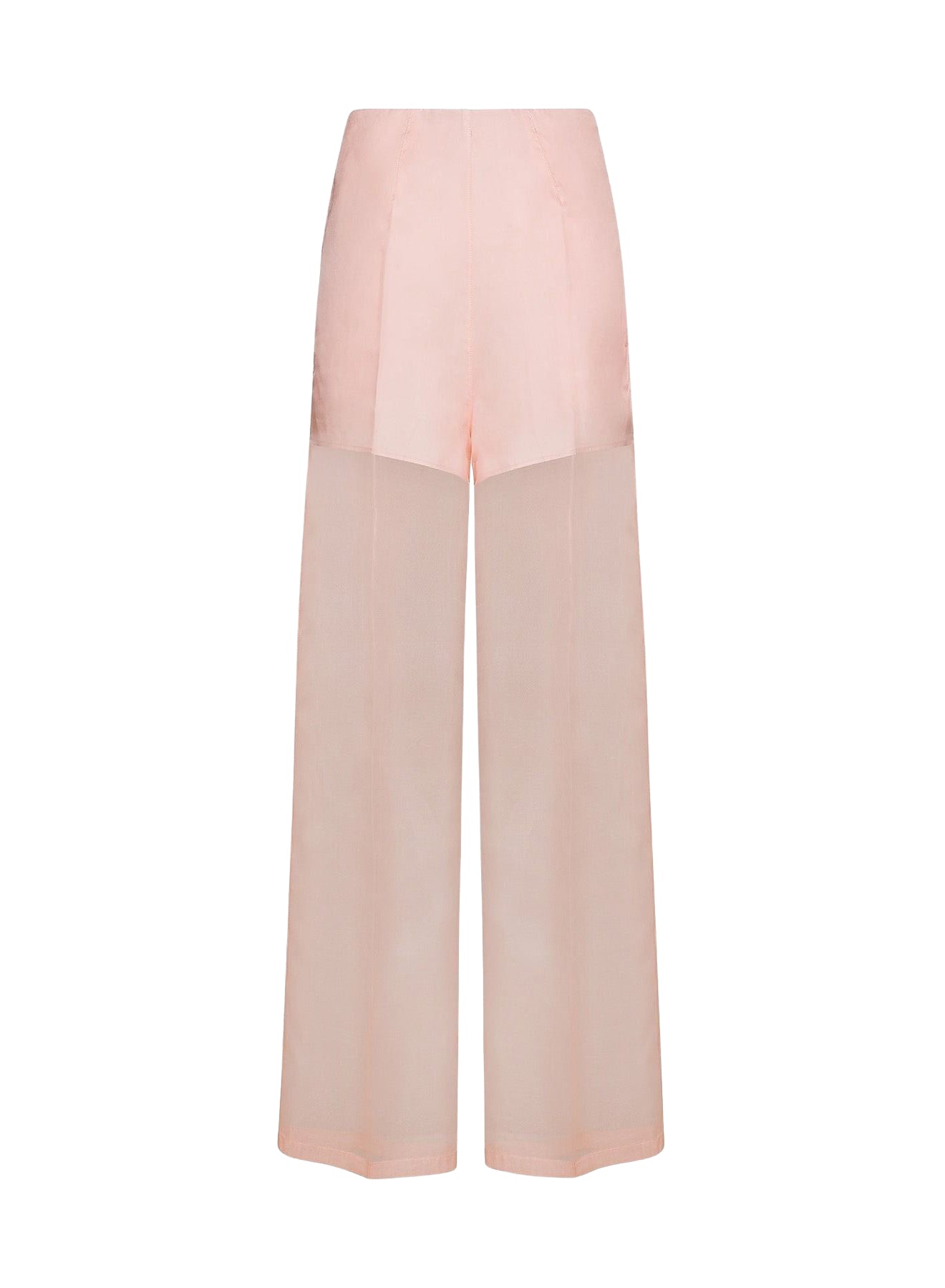 Silk wide-leg trousers - Pesco