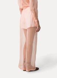 Silk wide-leg trousers - Pesco