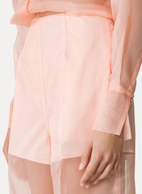 Silk wide-leg trousers - Pesco