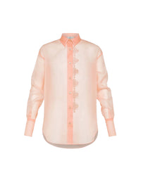 Chemise à col classique en soie - Pesco