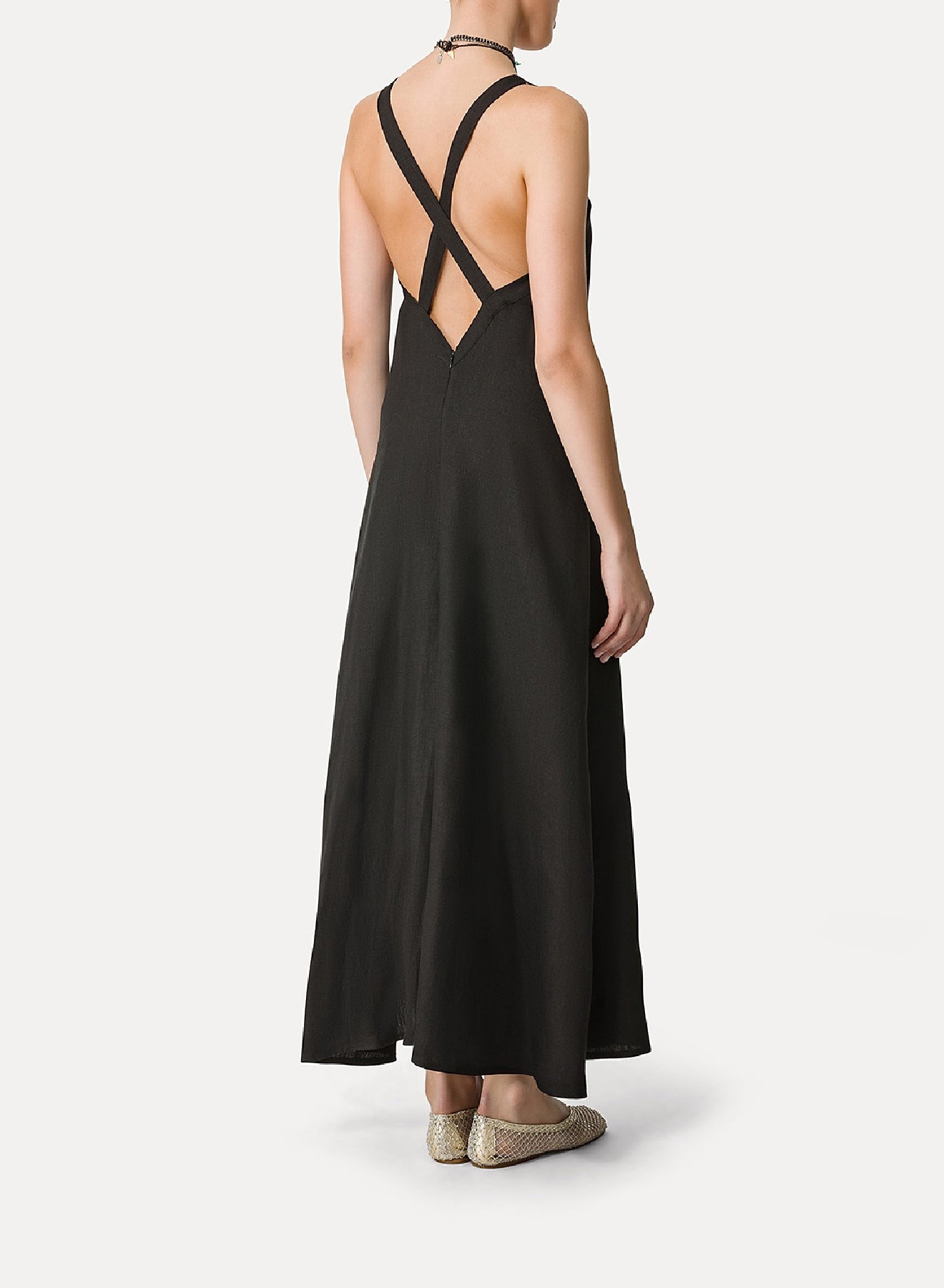 Square-neck dress - Ortensia