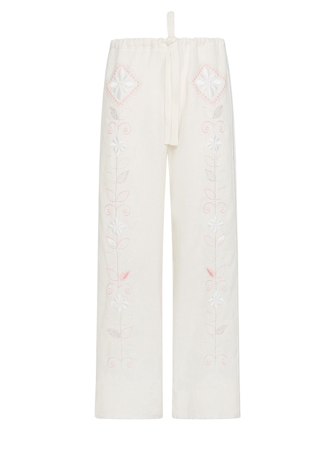 Pantalon avec cordon coulissant - Orchidea