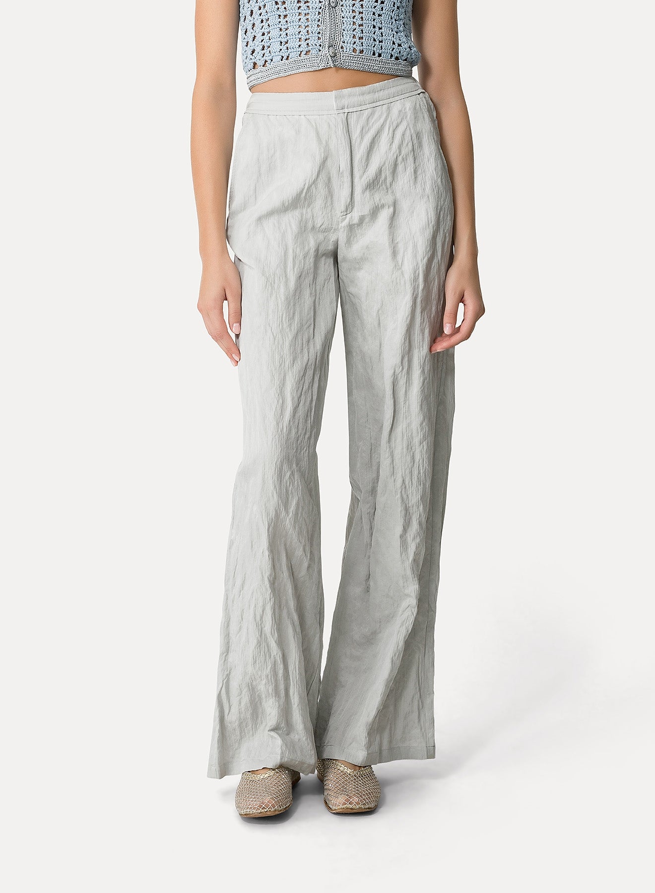 Flared trousers - Madreperla