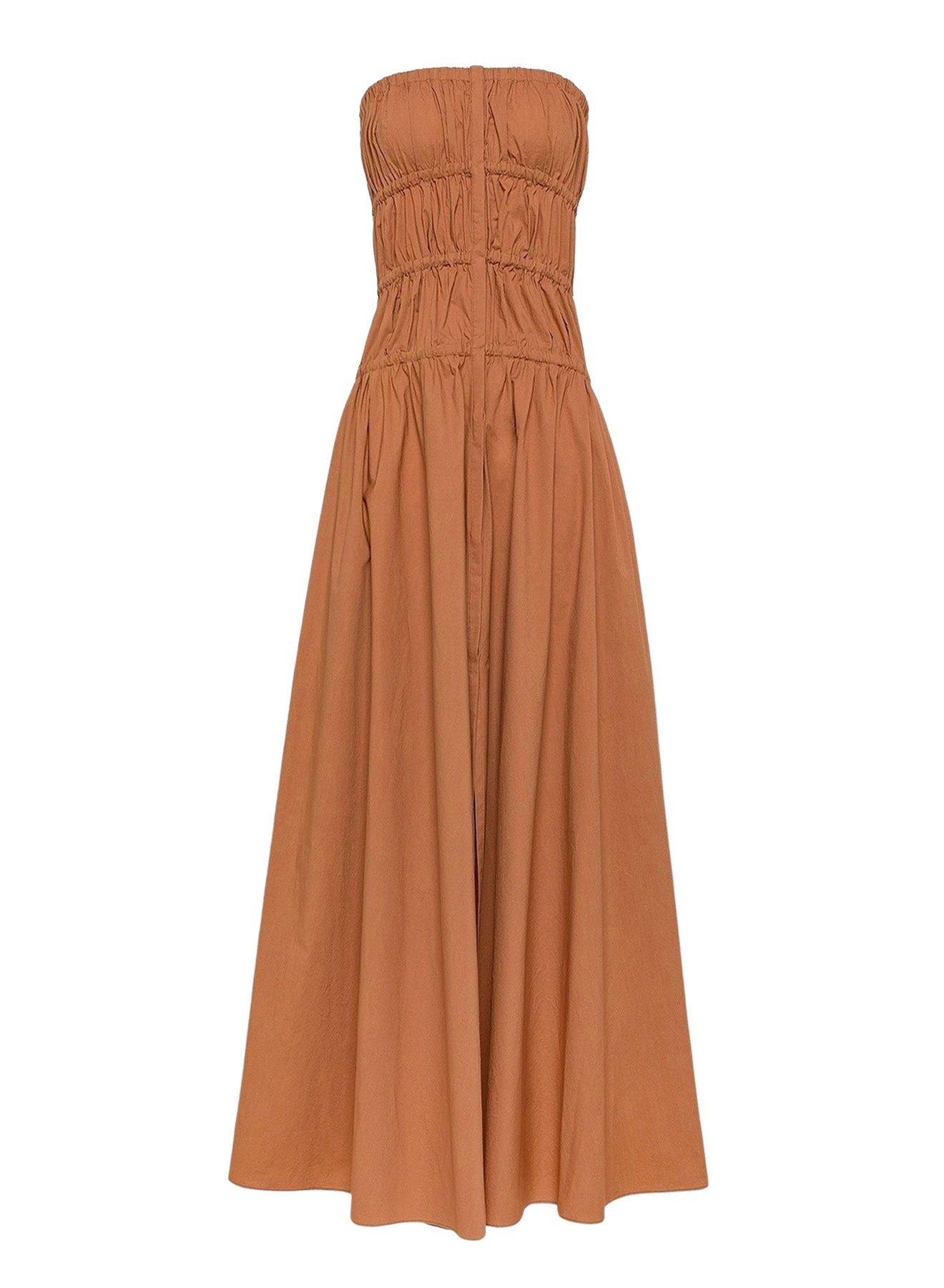 Strapless silk dress - Terra
