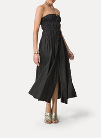 Strapless silk dress - Terra