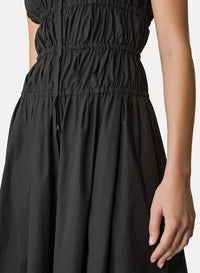 Strapless silk dress - Terra
