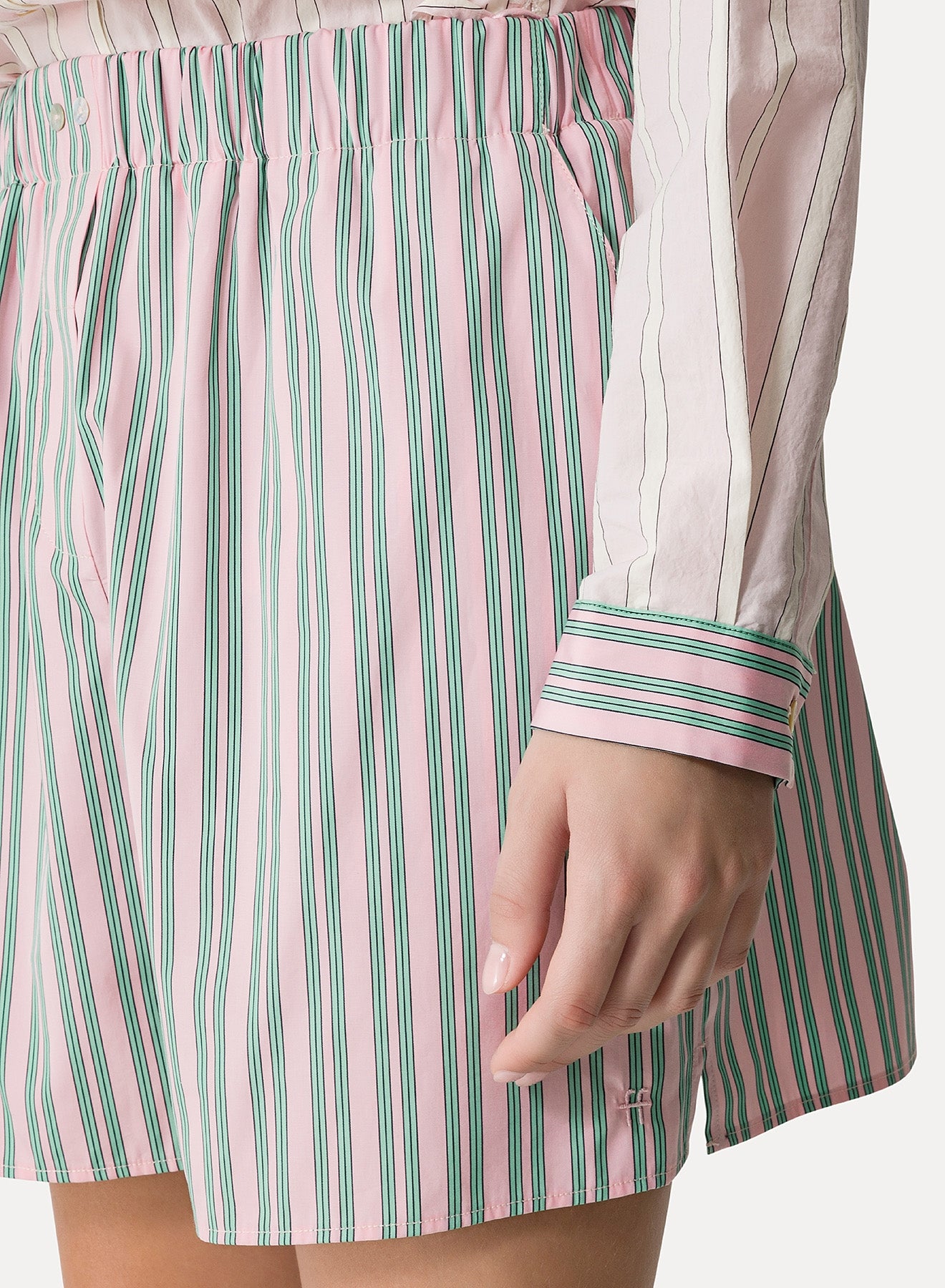 High-waisted shorts - Pink