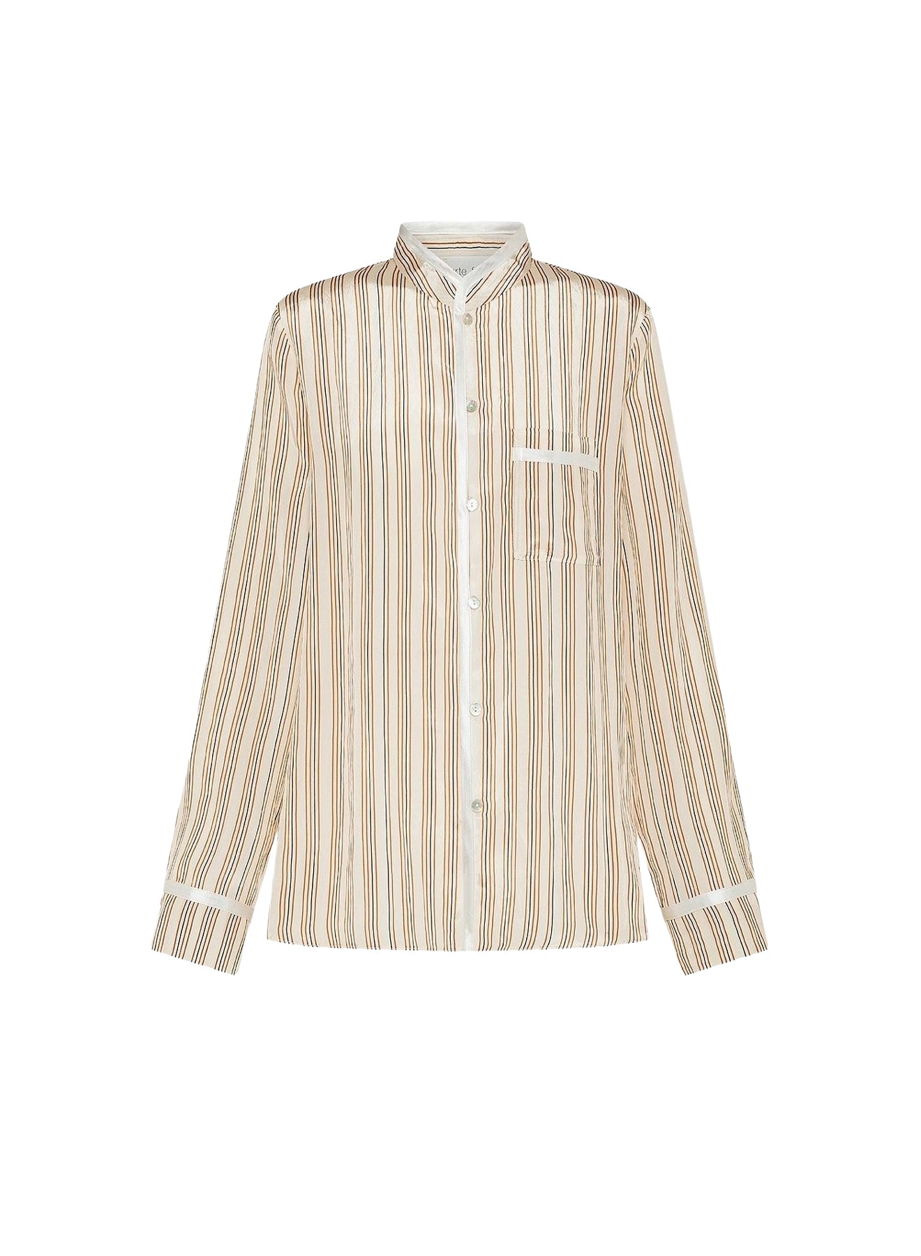 Chemise mao à rayures - Terra