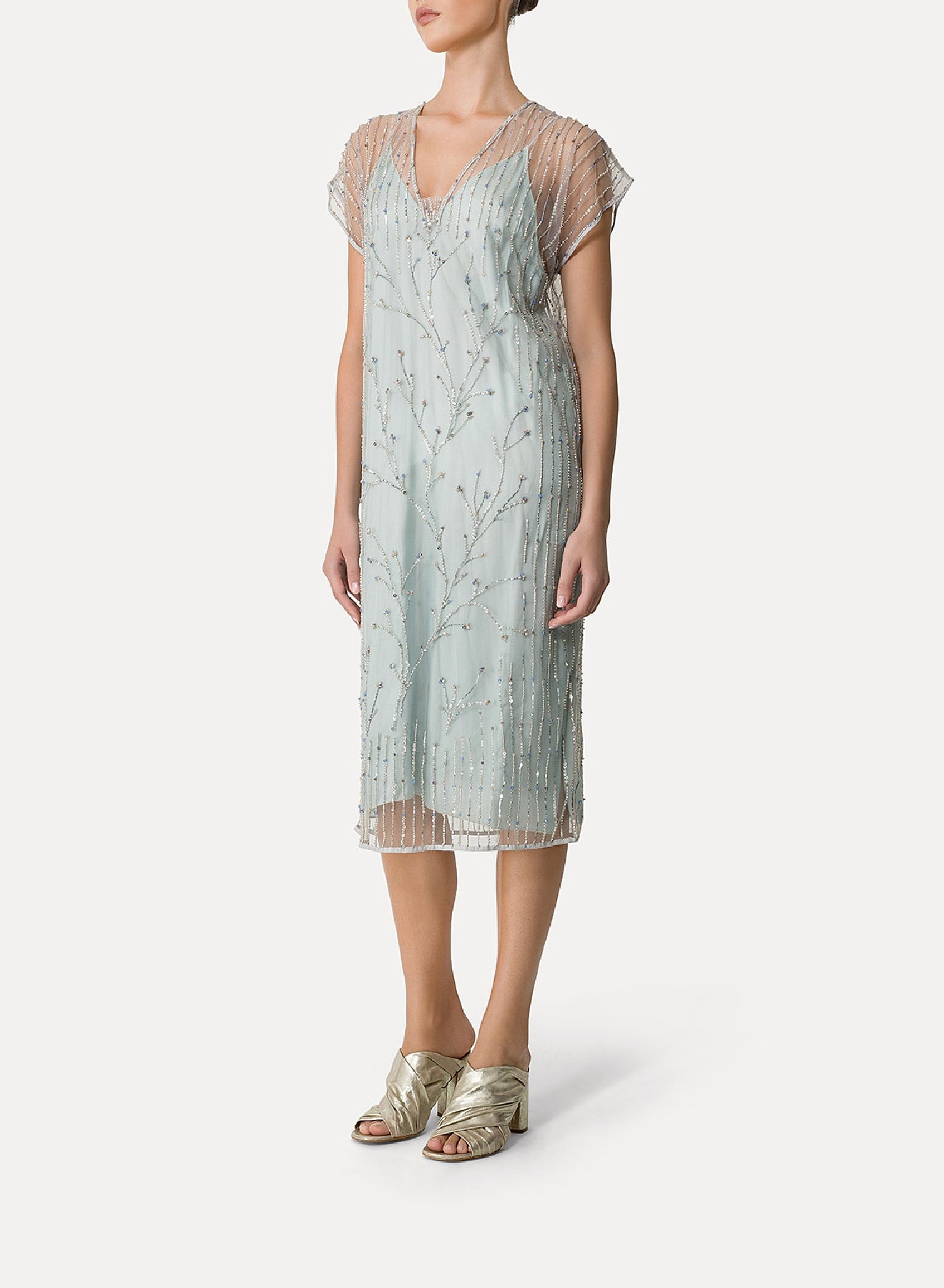Dress with "Firefly" embroidery - Firefly