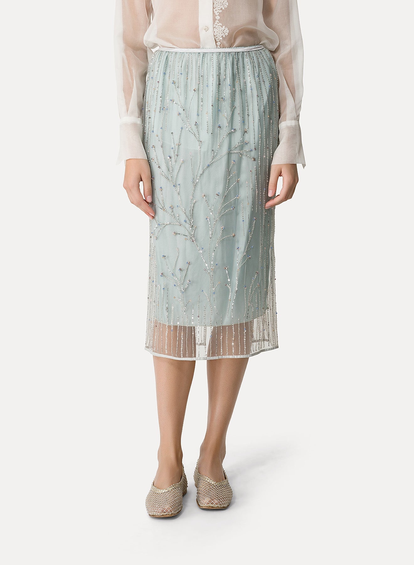 Skirt with "Firefly" embroidery - Firefly