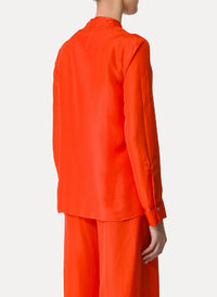 Classic collar shirt - Papavero