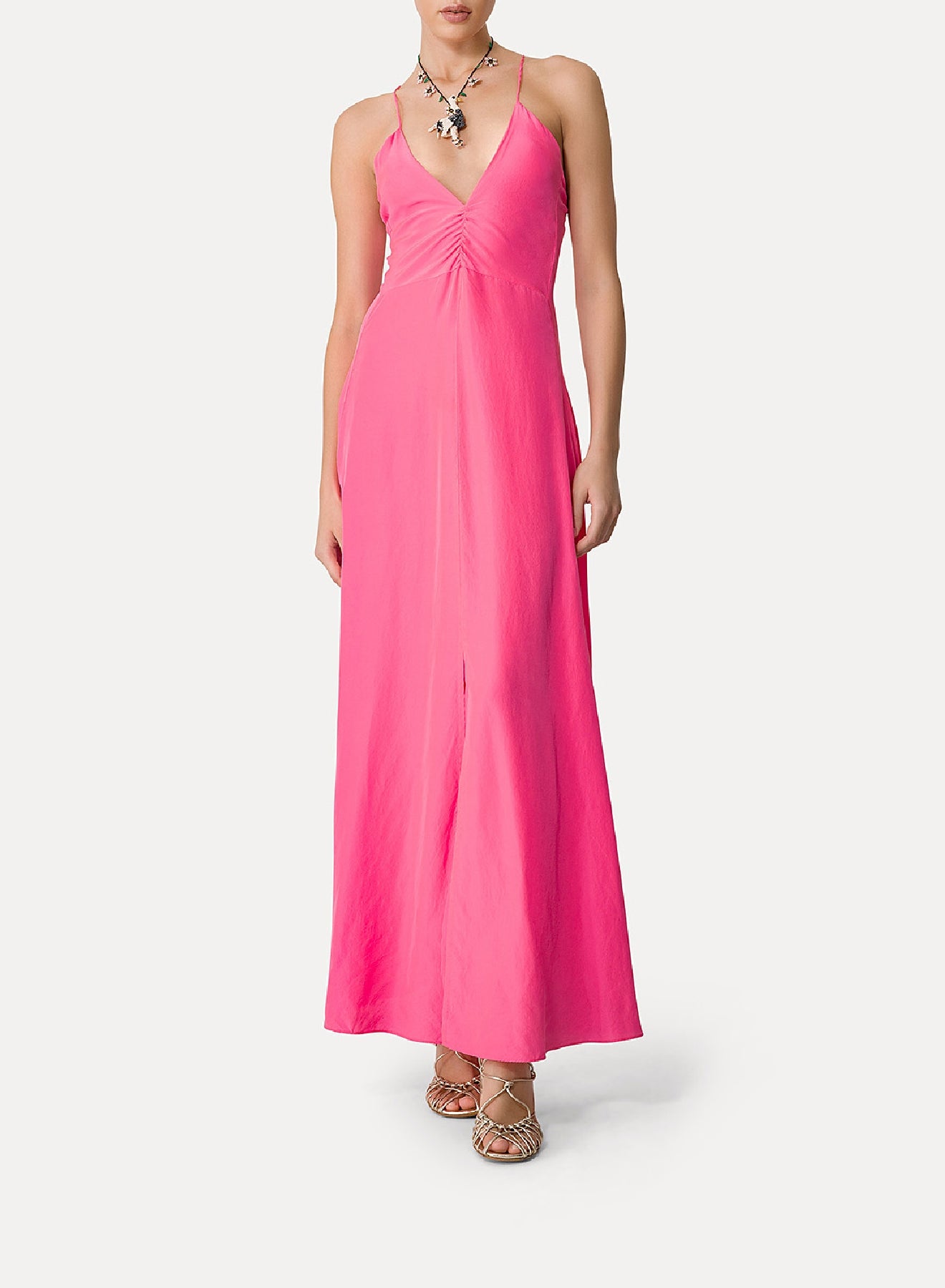 Robe nuisette en soie - Ortensia