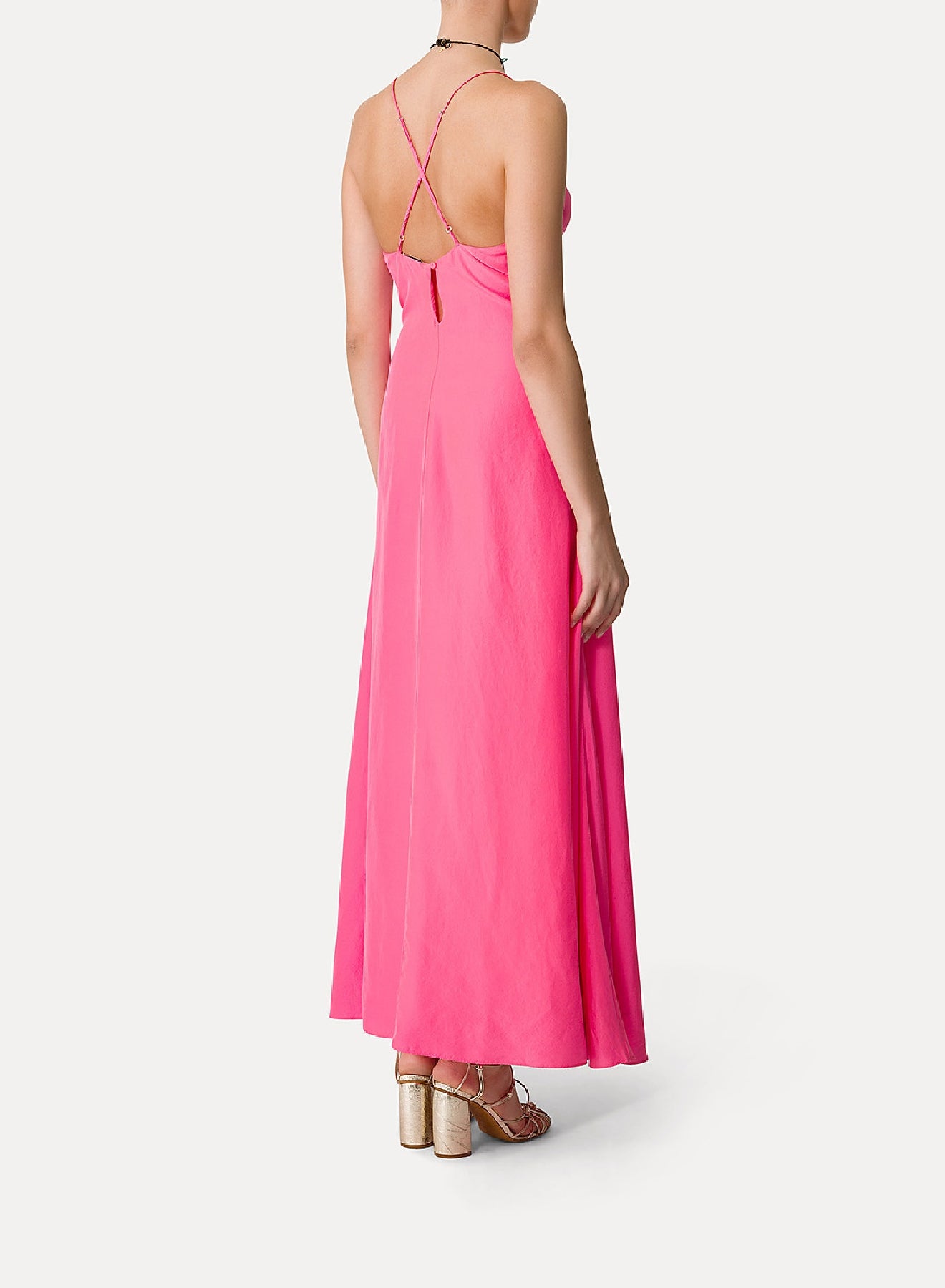 Robe nuisette en soie - Ortensia
