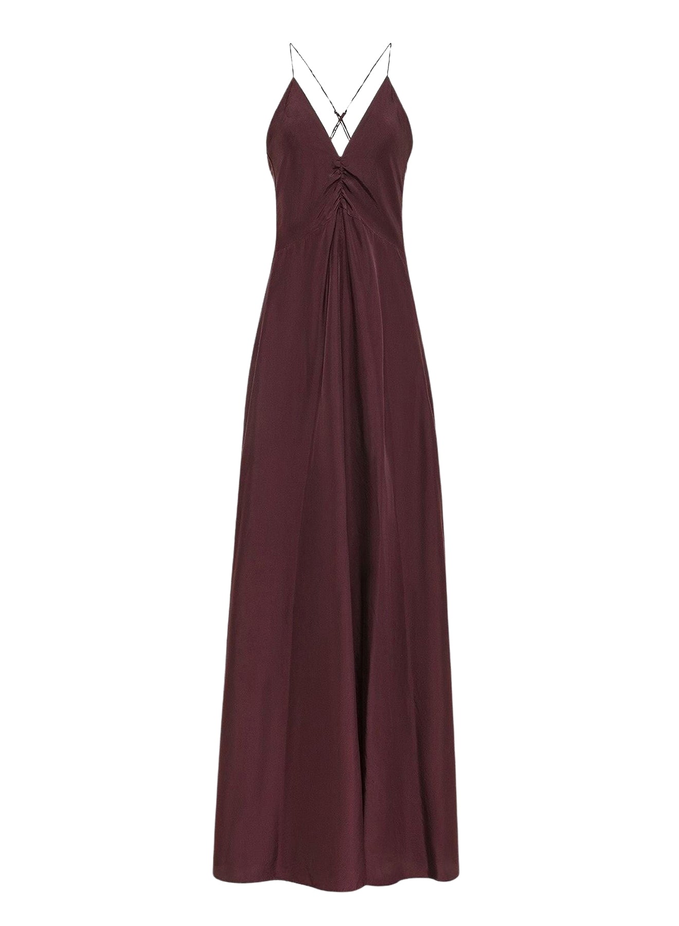 Robe nuisette en soie - Black Orchid