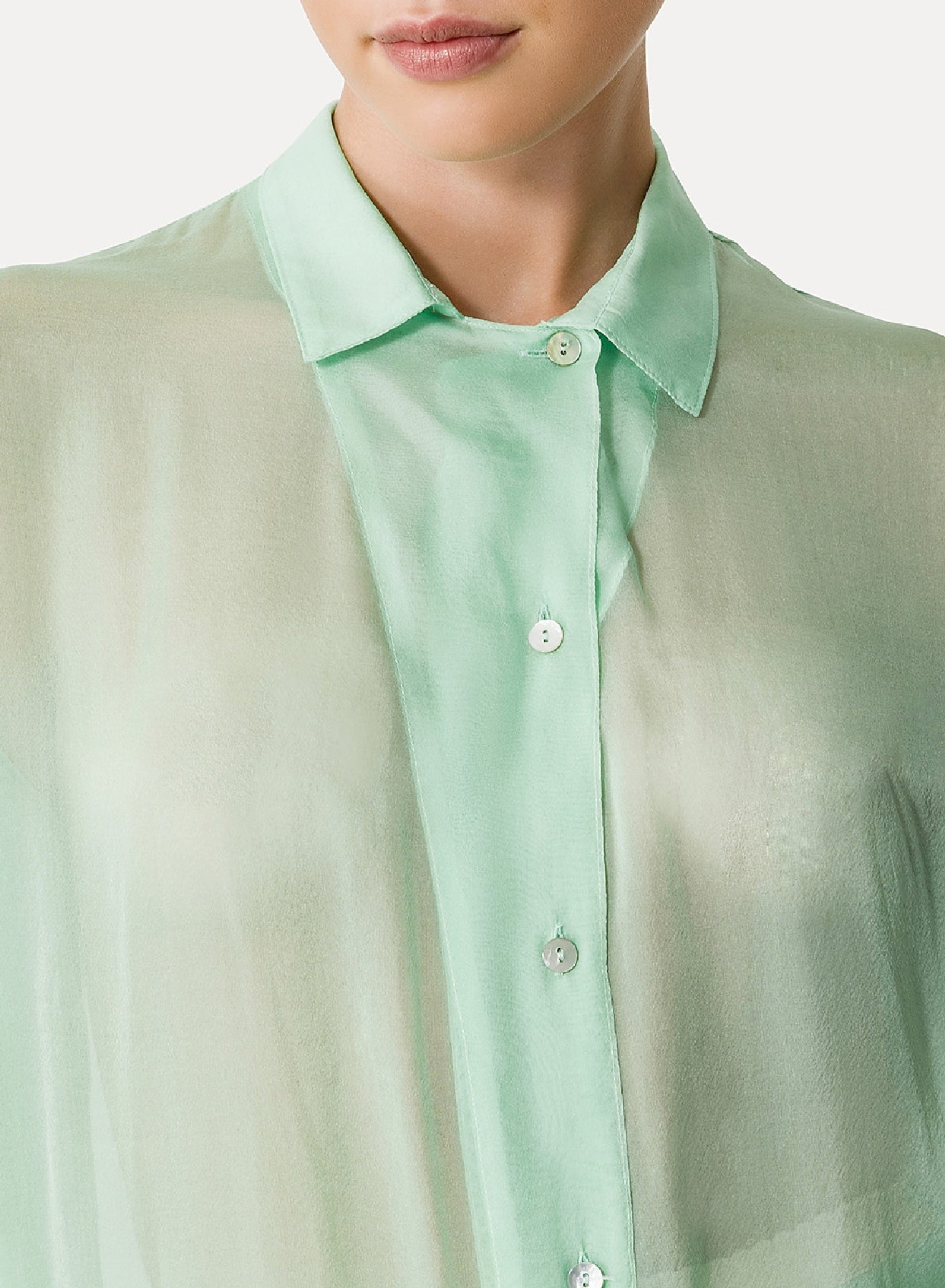 Chemise à col classique - Mint