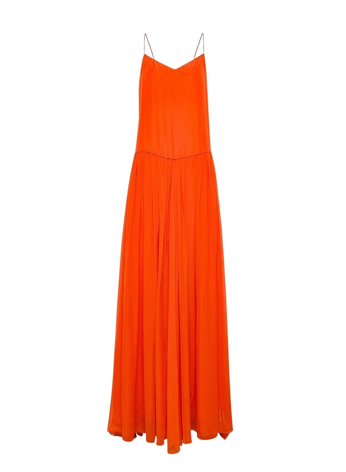 Robe à fines bretelles en soie - Papavero