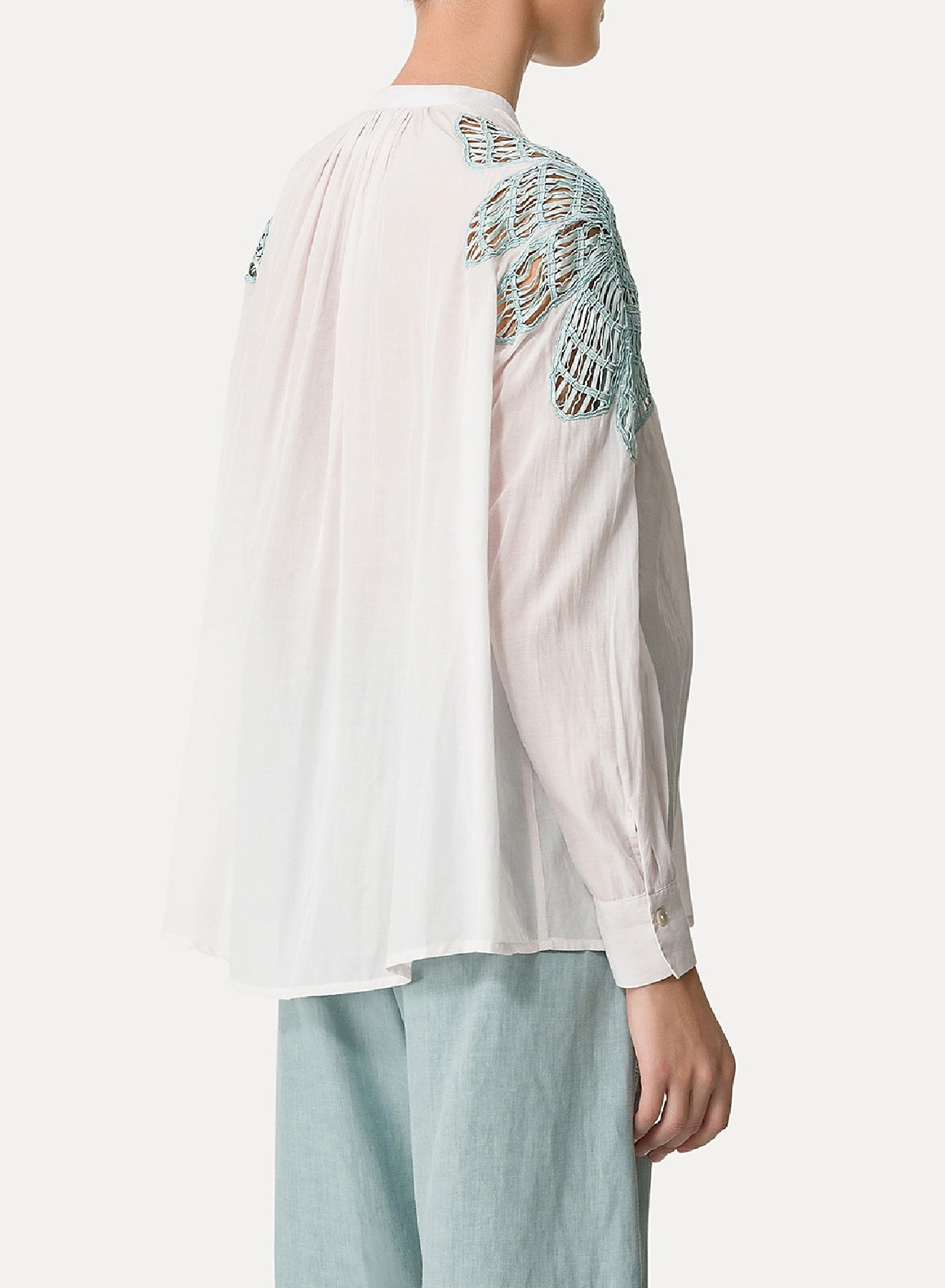 Chemise bohème avec incrustation - Rugiada