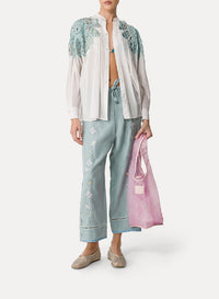 Chemise bohème avec incrustation - Rugiada