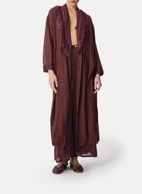 Kimono avec franges - Black Orchid