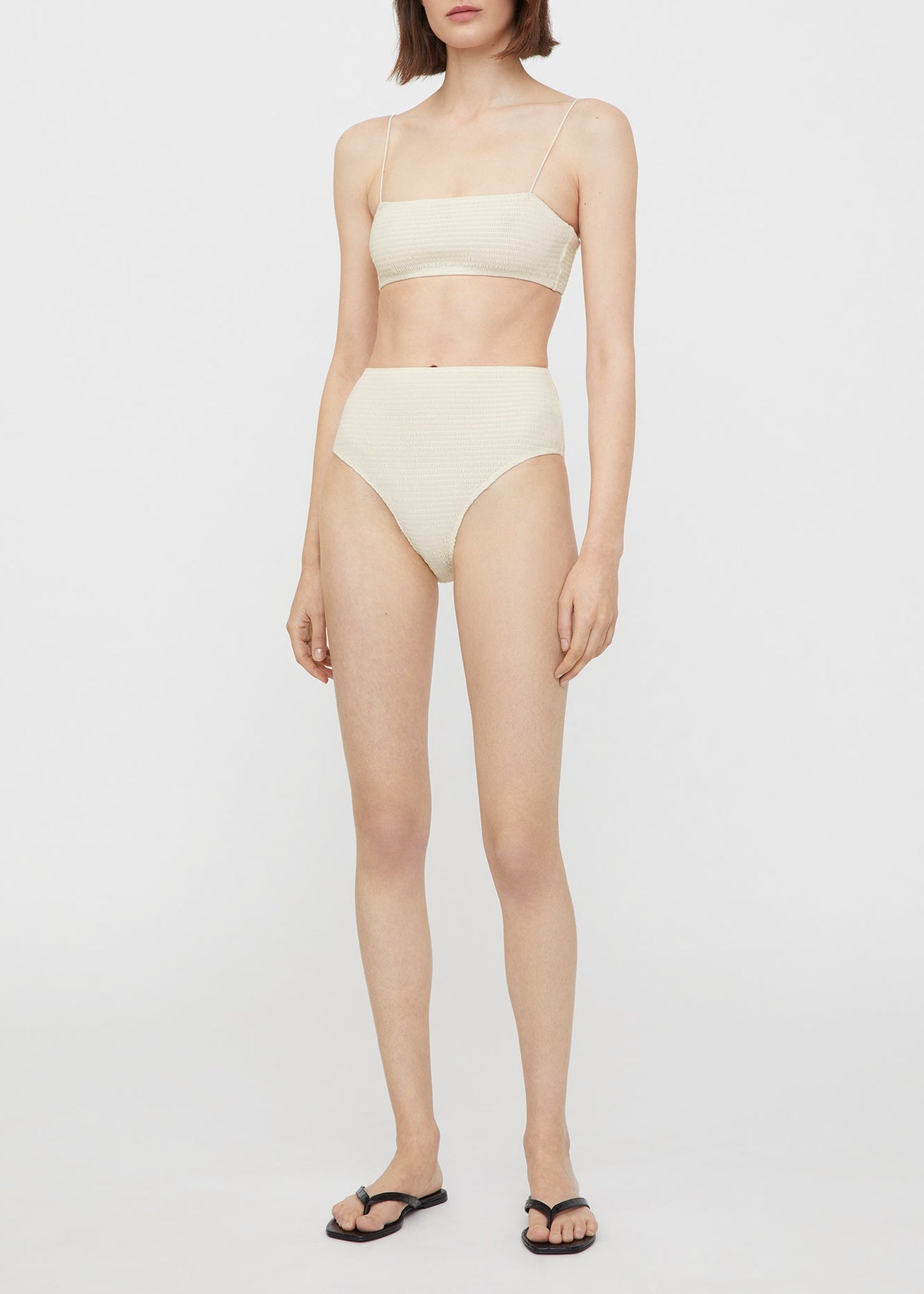 Haut de bikini à smocks - Tofu