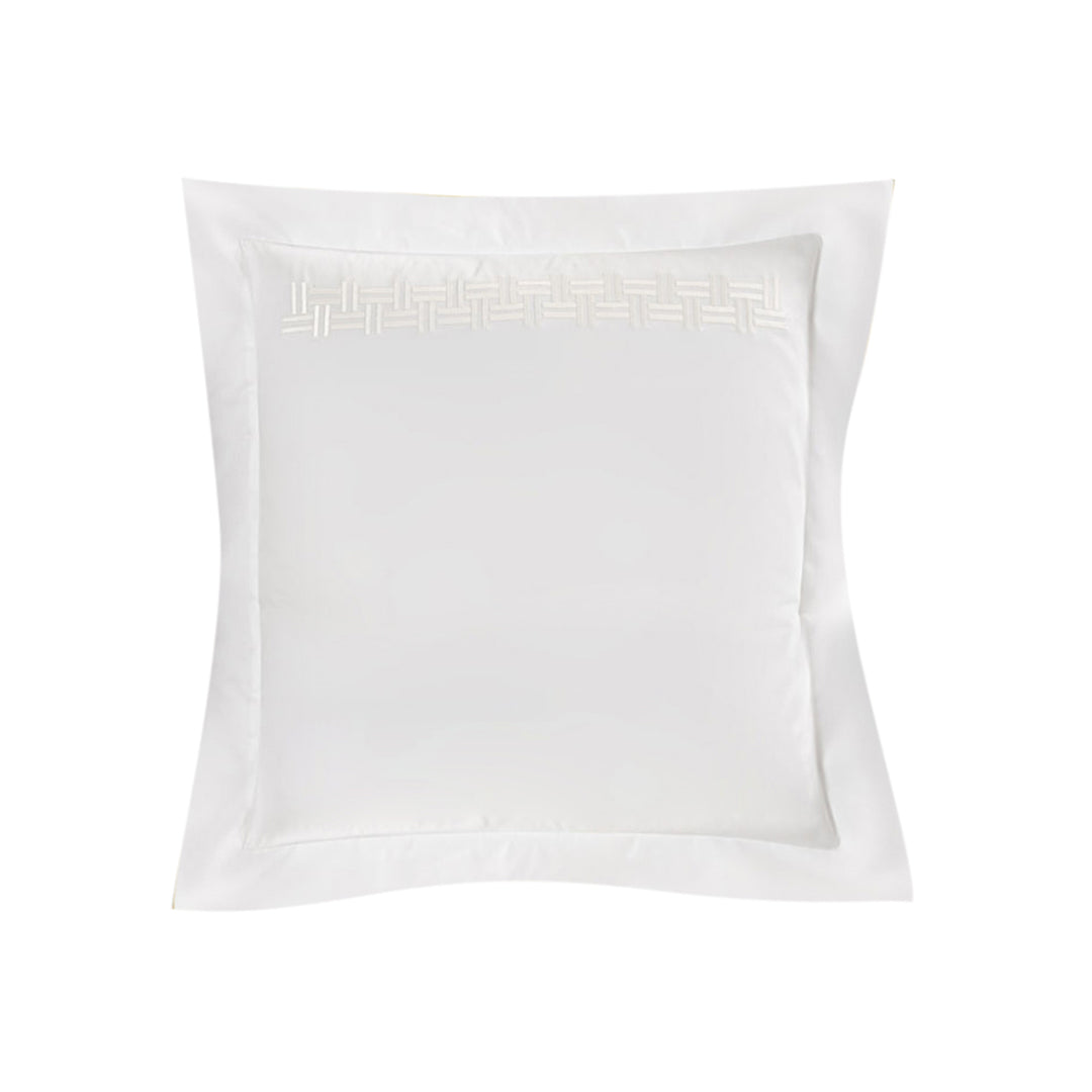 BASKET WEAVE EMBROIDERY / TAIE D'OREILLER