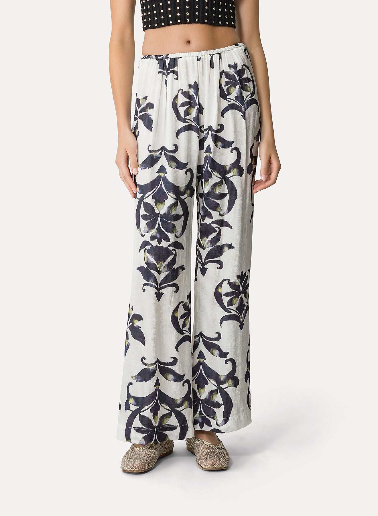Pantalon évasé “The secret lily” - Orchidea