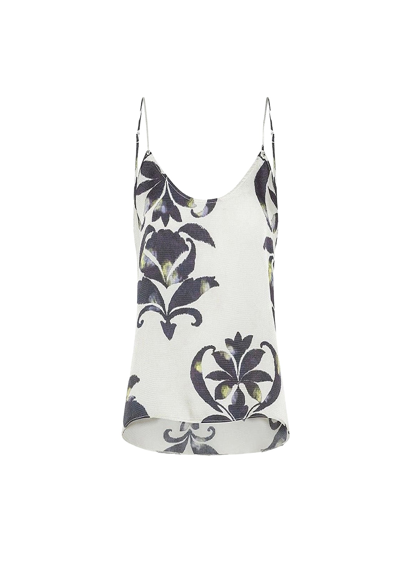 Top imprimé "The secret Lily" en soie - Orchidea