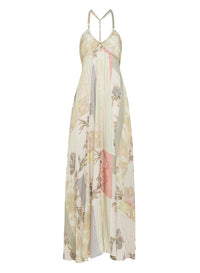 Robe à fines bretelles avec imprimé “The secret garden” - Pesco