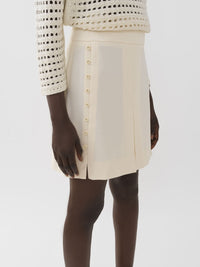 BASEPLUS_Light Ivory SKIRT - Light Ivory