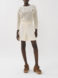 BASEPLUS_Light Ivory SKIRT - Light Ivory