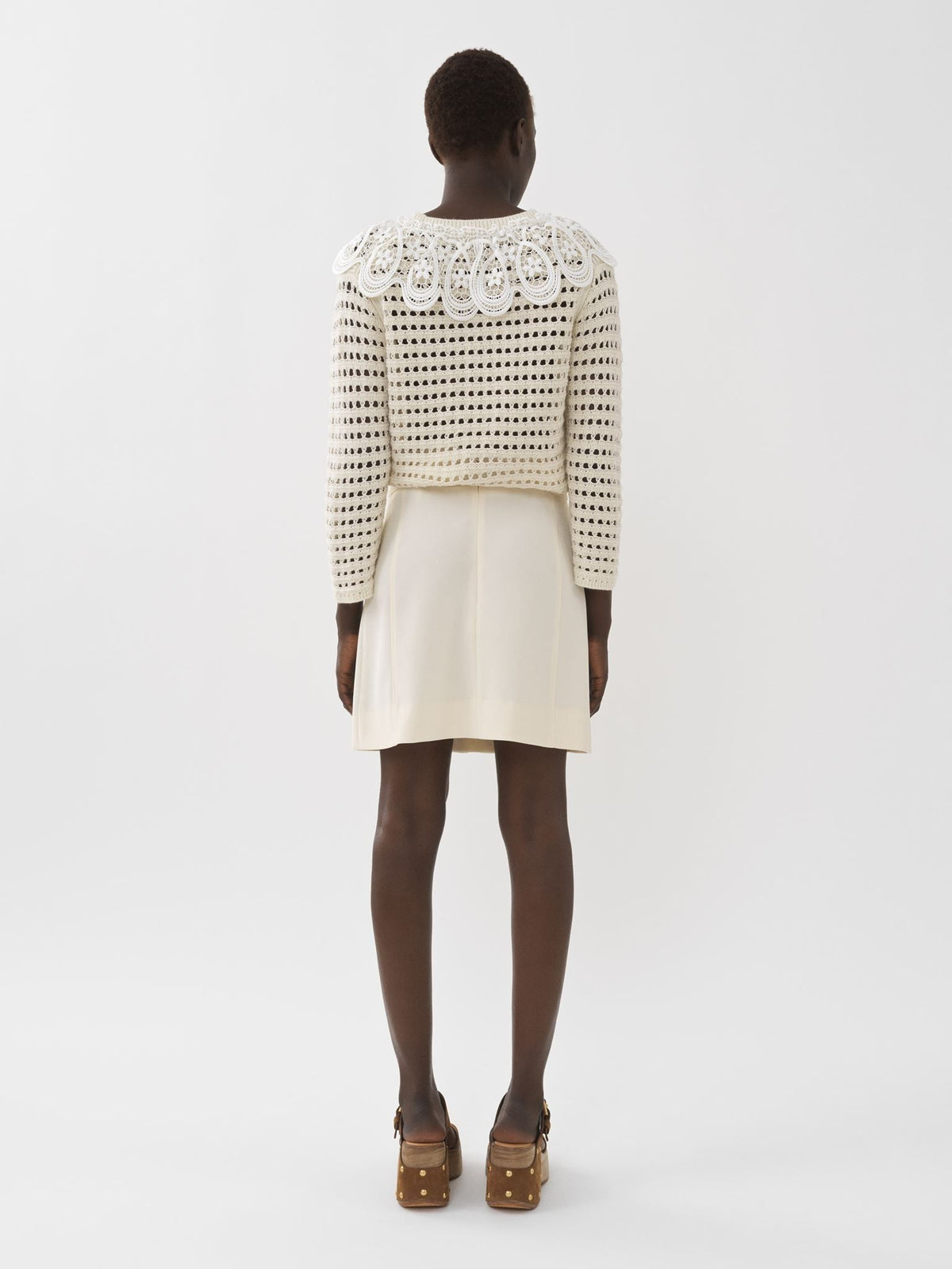 BASEPLUS_Light Ivory SKIRT - Light Ivory