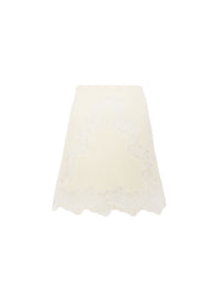 BASEPLUS_Eden White SKIRT - Eden White