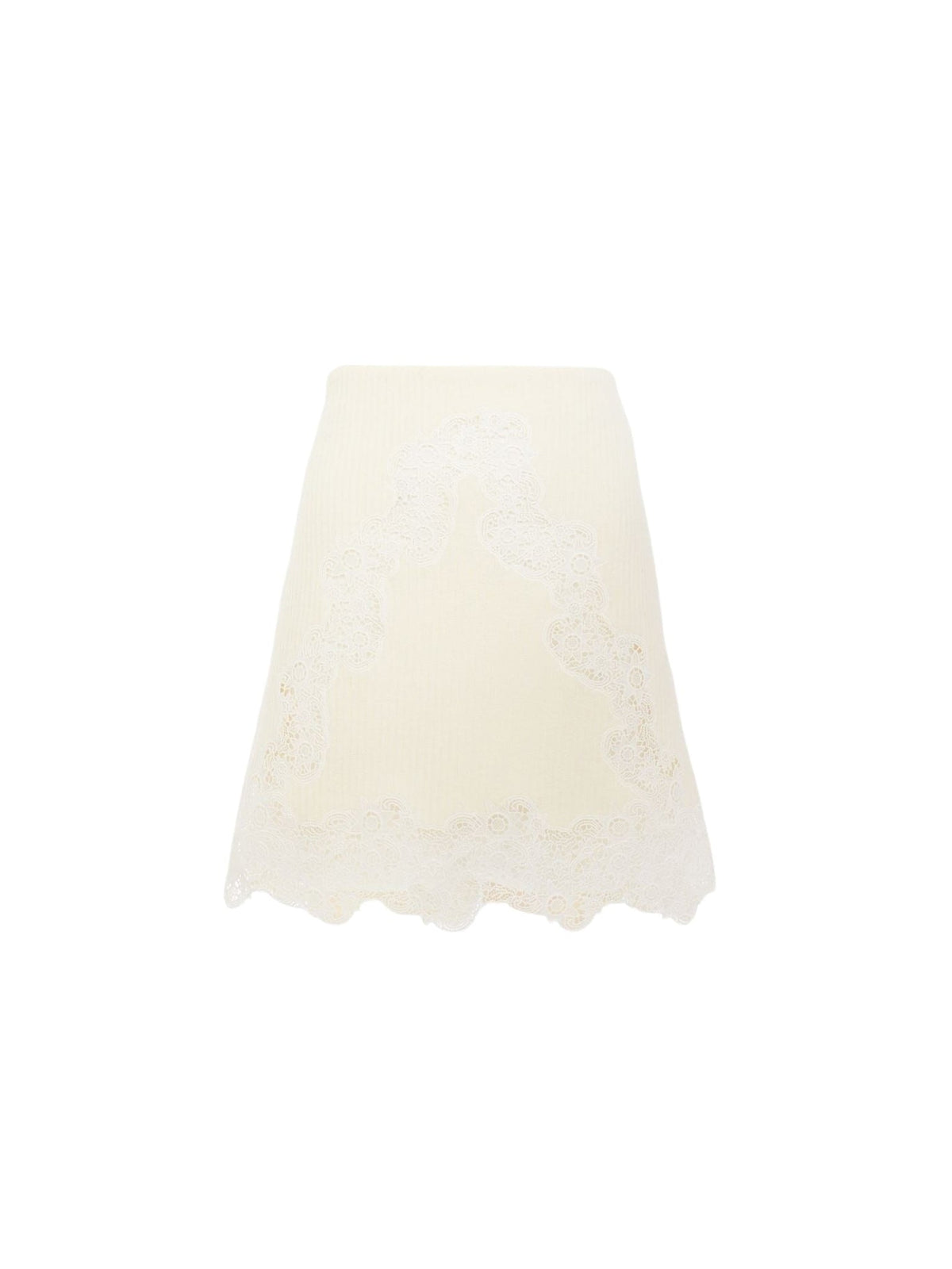 BASEPLUS_Eden White SKIRT - Eden White