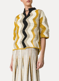 Cardigan au crochet fait main - Bamboo