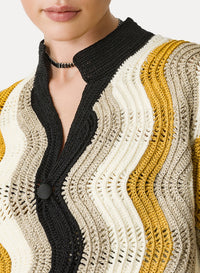 Cardigan au crochet fait main - Bamboo