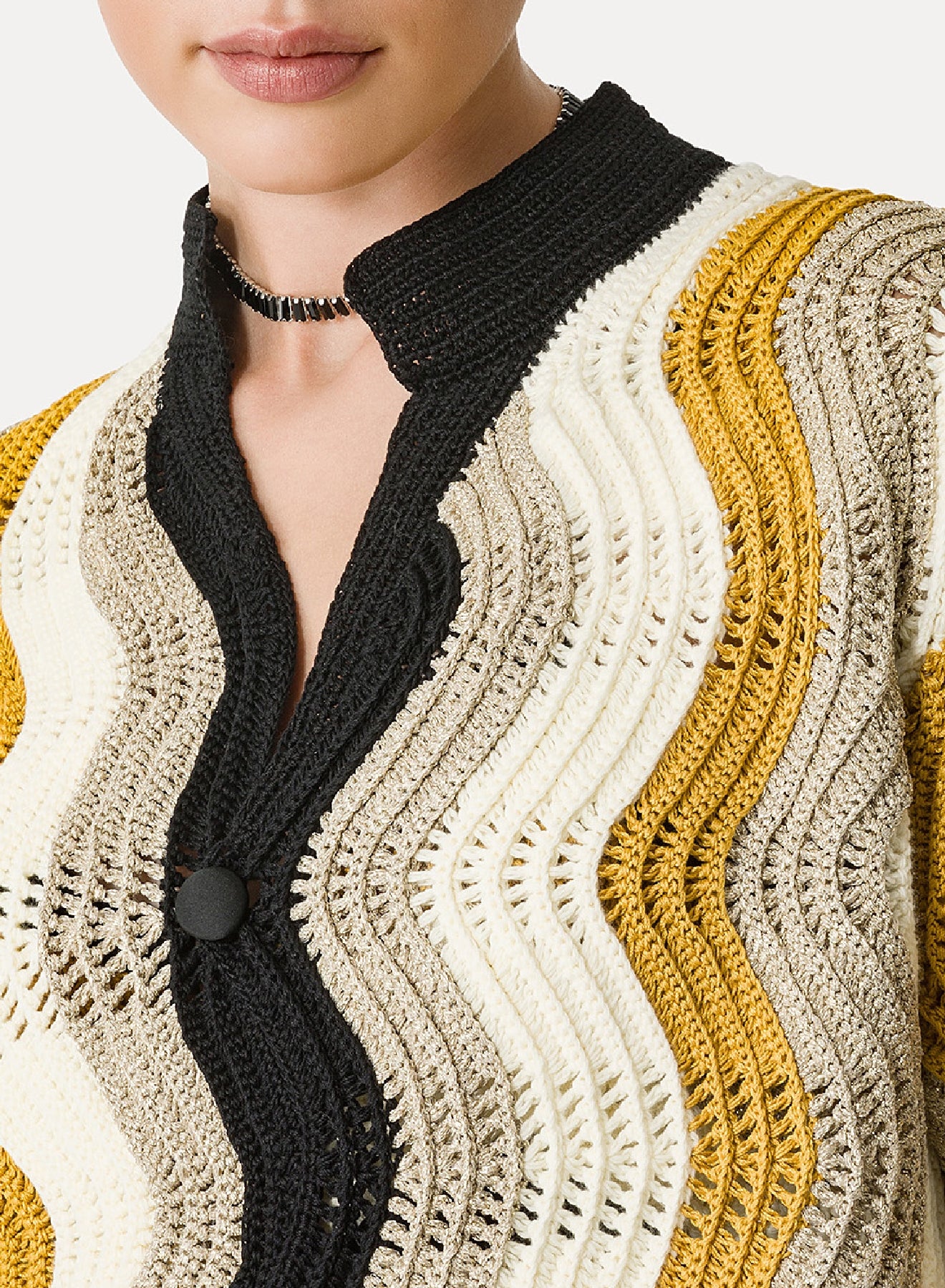 Cardigan au crochet fait main - Bamboo