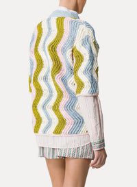 Cardigan au crochet fait main - Garden