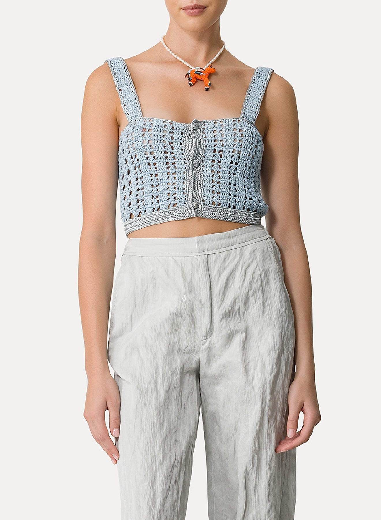 Handmade crochet top - Giglio