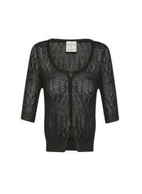 Openwork cardigan - Black