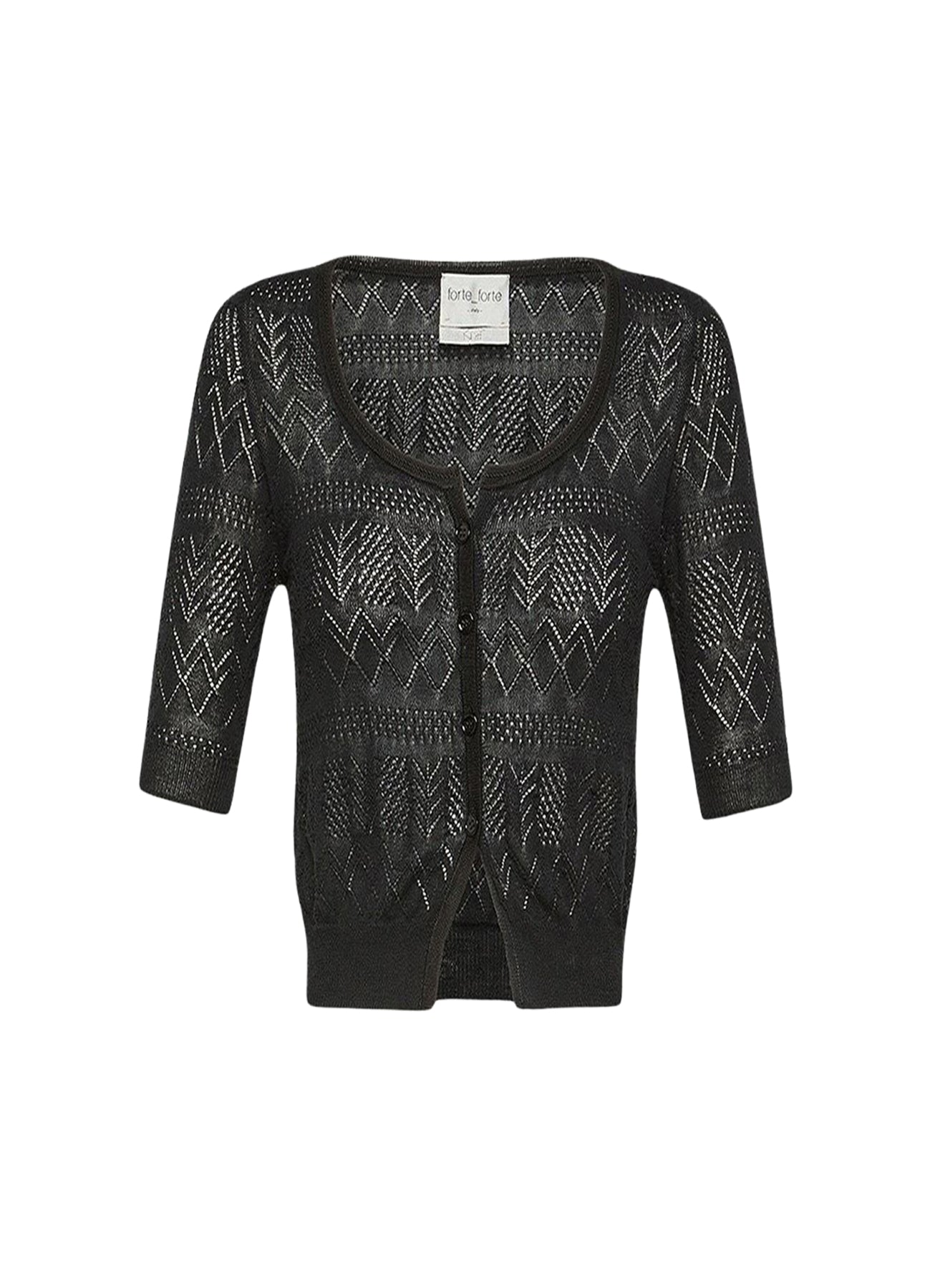 Openwork cardigan - Black