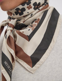 1qty NEW  / Foulard Lewis e soie - Black