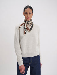 1qty NEW  / Foulard Lewis e soie - Black