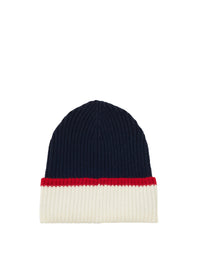 4qty NEW  / Chapeau Pedro en laine -  Navy Red Ecru