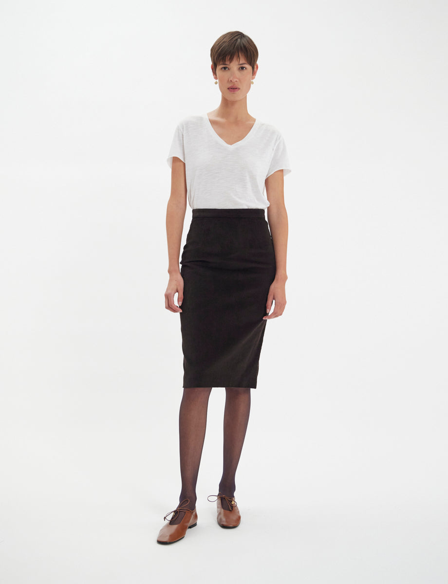 30qty NEW  / Jupe Gabriela -  Brown