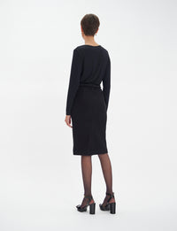 37qty NEW  / Jupe Gabriela en laine -  Black