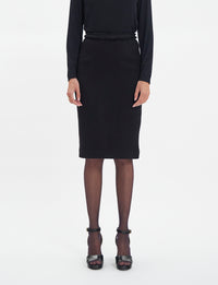 37qty NEW  / Jupe Gabriela en laine -  Black